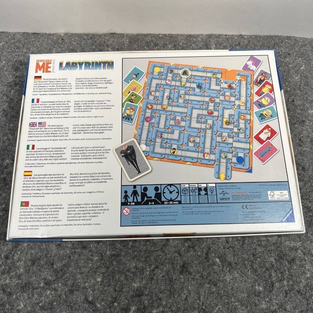 Despicable Me Minion Labyrinth Board Game by Ravensburger - 100% Complete - Picture 2 of 13